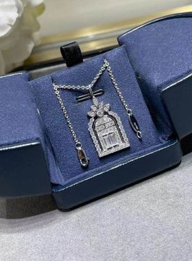 鑫葆康925银满钻吊坠