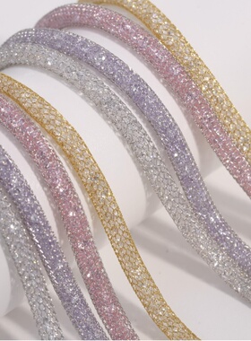 轻奢跨境意大利细网兜柔软网管手链钱袋子手链925银源头