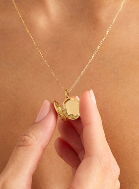 欧美风s925纯银星爆八芒星吊坠单坠可翻盖设计轻奢感项饰