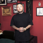 bboy街舞嘻哈滑板小领口 t恤 纯色chicano重磅短袖 hiphop popping