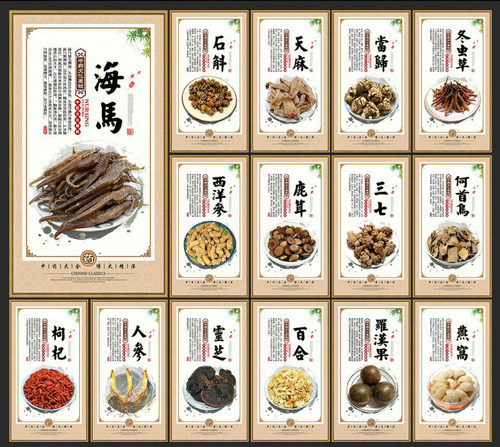 文化介绍中医馆无框画