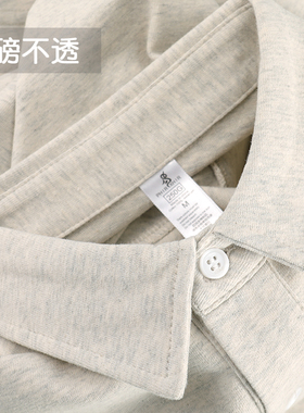 匹戏重磅250g日系polo衫花灰纯棉翻领保罗衫短袖T恤男夏潮牌纯色