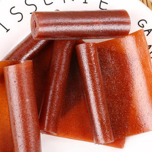 天津特产果丹皮卷山楂卷边角料散装有嚼劲山楂边料1500克开胃酸甜