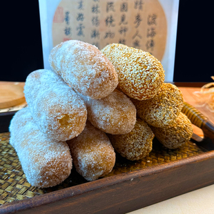 蓼花糖特产正宗传统手工芝麻酥大金果老式果子大京果枕头酥了花糖