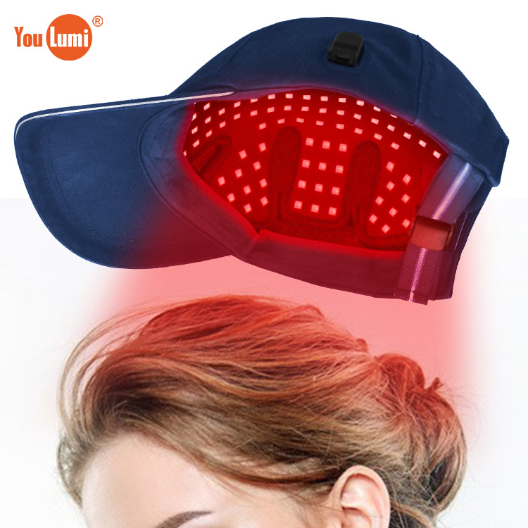 160灯低能量激光生发仪激光生发美容帽便携式红外红光帽防脱发