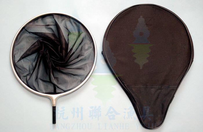 【苏州联合 银凯 抄网头】钓鱼碳素抄网杆网头抄鱼鱼竿并继玉柄