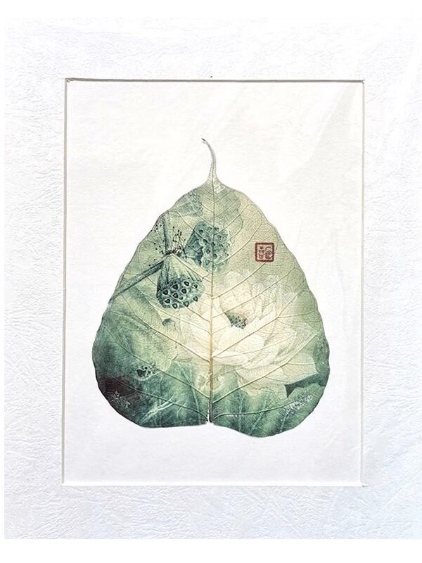 天然真菩提叶脉画收藏禅意高档高雅动物植物戏曲脸谱礼品伴手礼