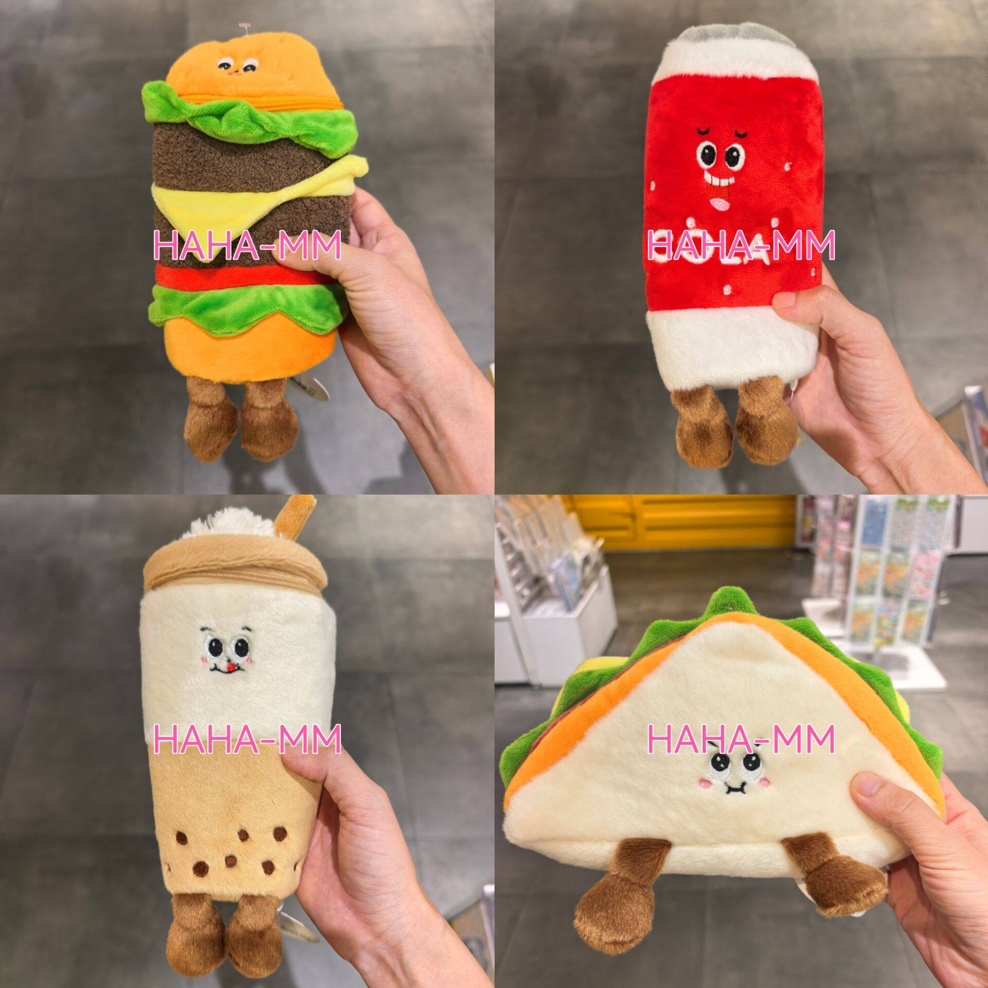 【KKV】食品食物系列毛绒笔袋笔袋