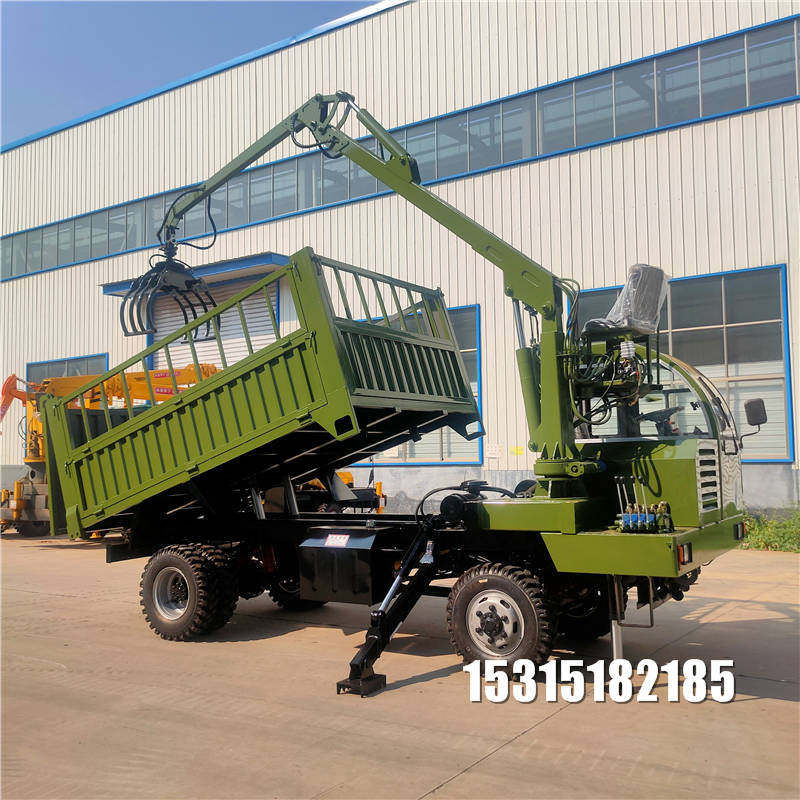 旋转抓木机6吨抓草机四不像随车抓吊一体机随车抓木器随车抓木机