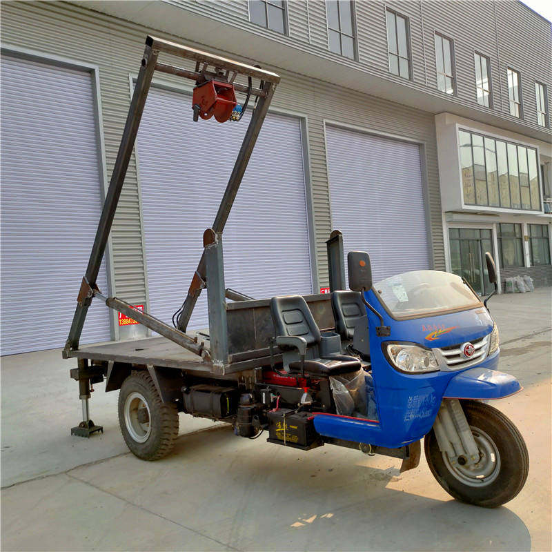 三轮土葬车小寿材殡葬随车下葬三轮车农用棺材下葬车三轮车龙门吊