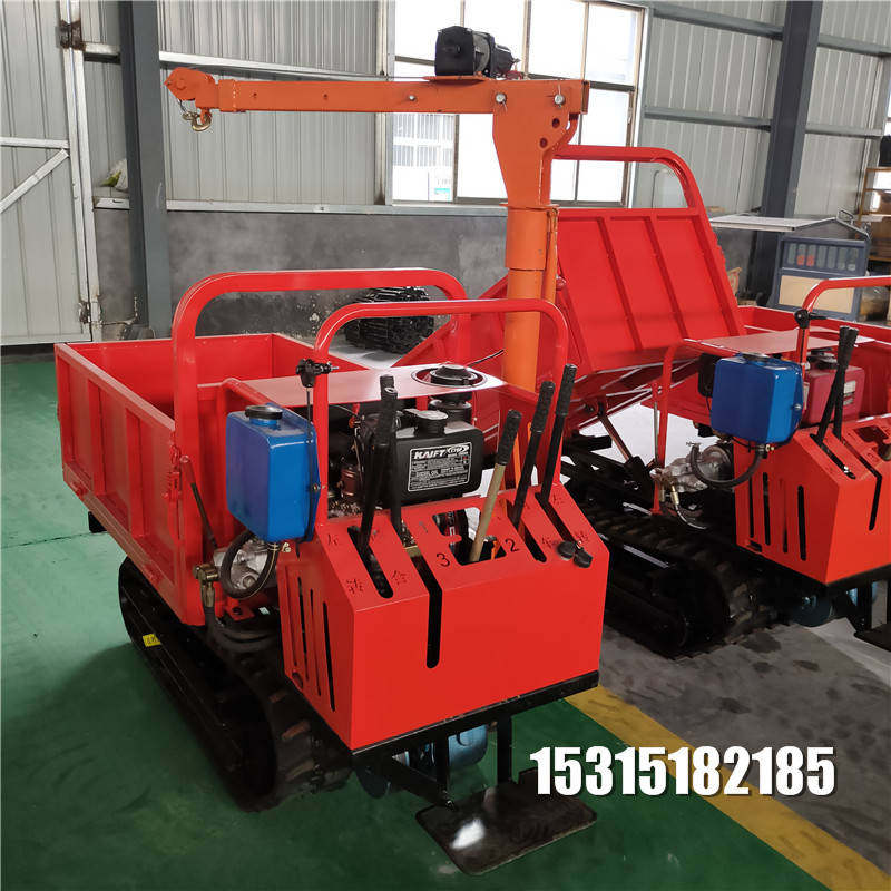 小型吊自制随车吊 全地形行走履带式吊车 工地专用柴油小型吊机