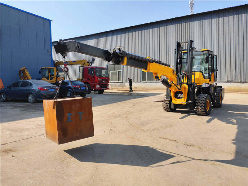 智创液压飞臂吊 伸缩倾斜式叉车吊臂起重工具货叉吊油缸起重臂