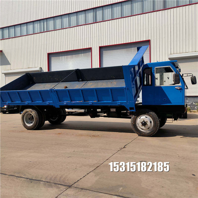 四驱爬山虎6米2货箱运输车四驱大马力四不像农用车四轮侧翻自卸车