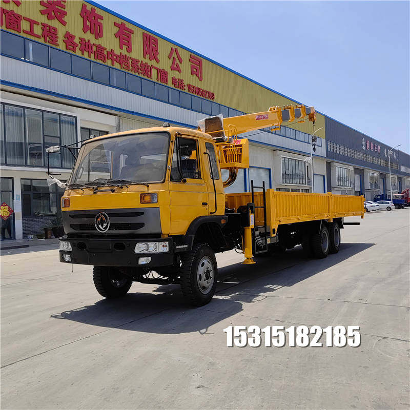 六驱大货车吊运一体车翻斗越野车六轮豪华驾驶室随车吊农用拖拉机