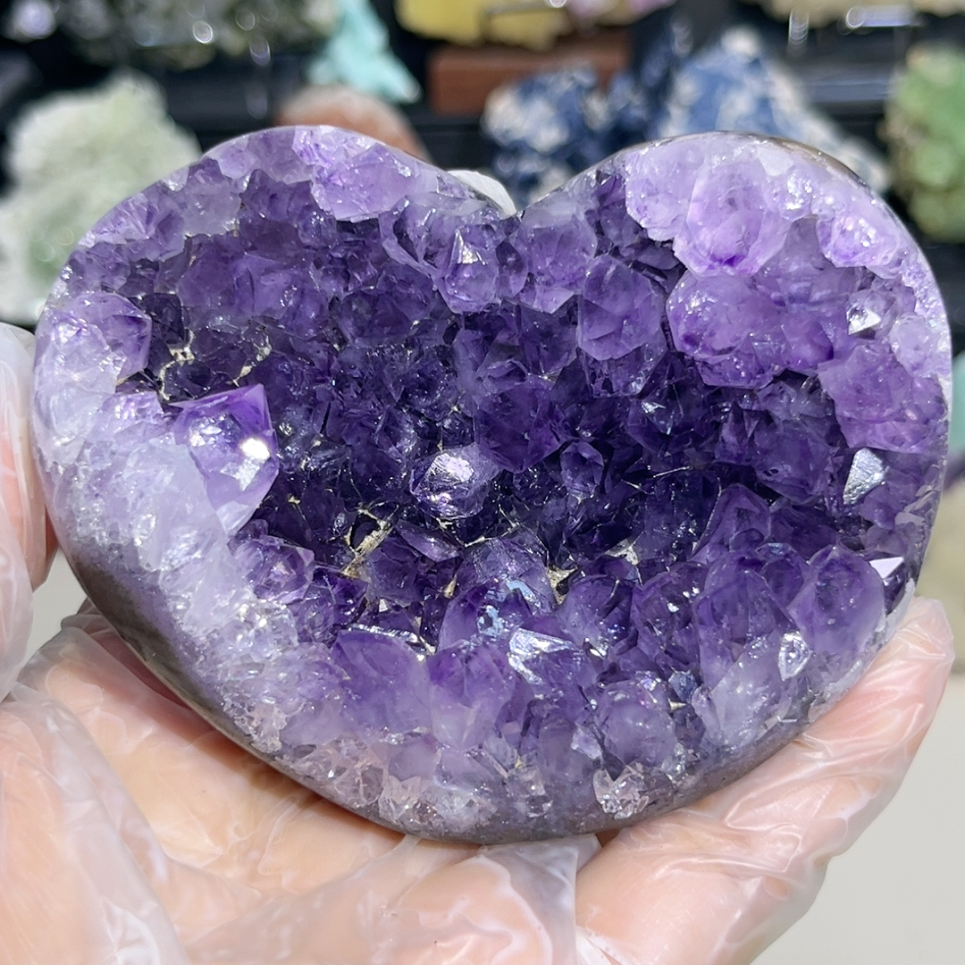 紫水晶爱心