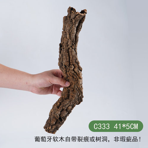 【青氧】天然葡萄牙软木雨林缸原生造景爬宠攀爬躲避屋孤品-C333