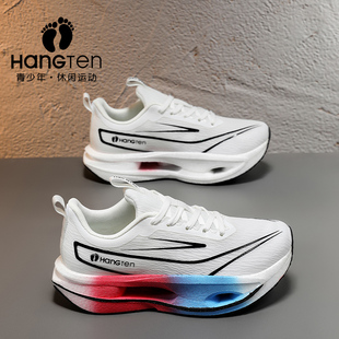 欢腾童鞋透气跑步鞋2025新款秋冬男童轻便户外儿童减震网面运动鞋