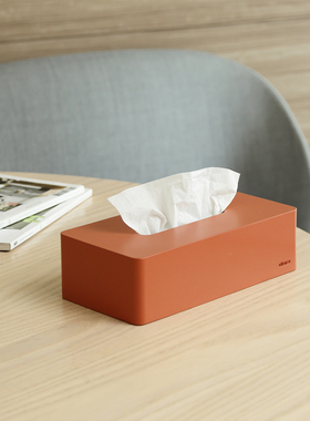 抽纸盒Ideaco日本进口桌面用纸巾抽盒家用纸巾盒餐巾纸盒防滑加厚