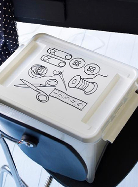 利快瑞典进口SmartStore 8.0L家用整理箱收纳箱  针线盒