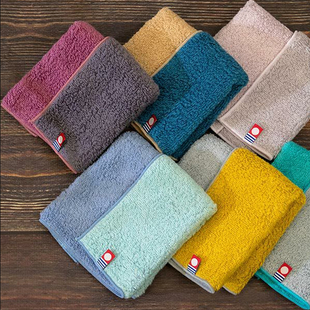 利快毛巾今治Prairiedog日本进口纯棉小方面巾吸水速干柔软不掉毛