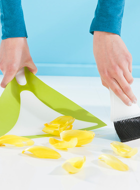 利快随手扫套装Haug bursten德国进口车用扫帚簸箕贴地设计 刮水