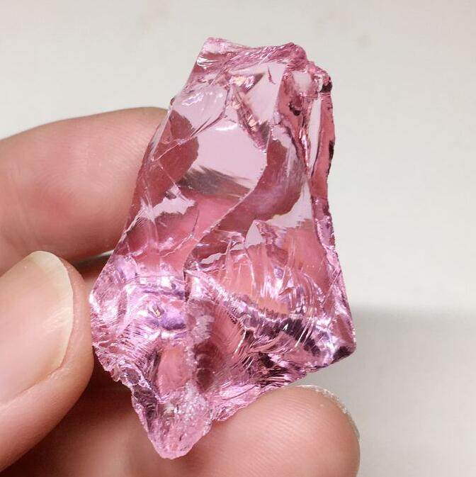 粉红色安德鲁光工水晶 安达拉粉水晶 原谅包容和接受无条件的爱