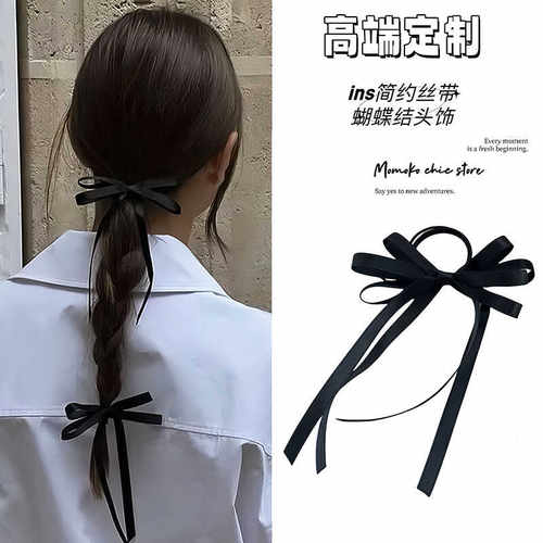 边夹丝带ins韩国简约发卡