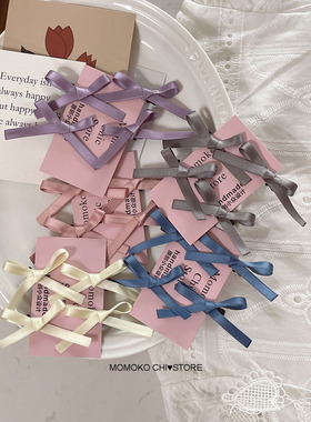 芭蕾少女风丝带蝴蝶结发夹发饰边夹甜美编发小夹子网红2025新款