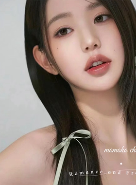 春夏薄荷曼波少女张元英绿色丝带发饰侧边夹高级感发夹女2025新款