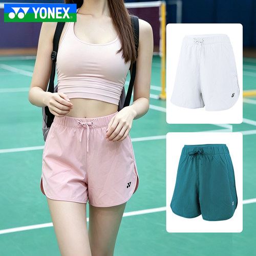YONEX尤尼克斯女生羽毛球服装yy女士学生运动短裤2200426BCR