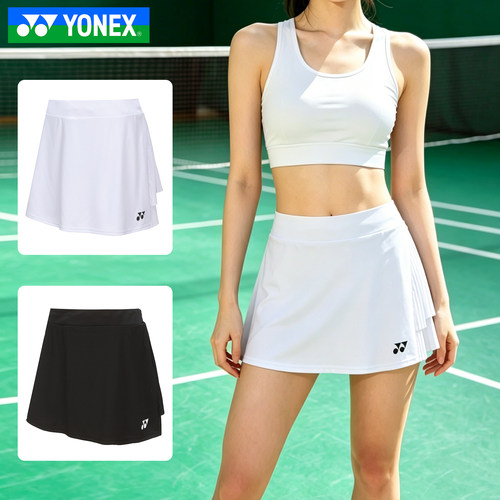 YONEX尤尼克斯女生羽毛球服装yy女士学生运动短裙220094BCR