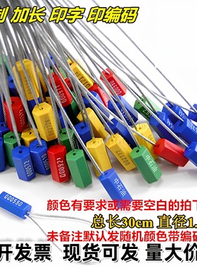 钢丝封条一次性铅封防盗扣施封锁