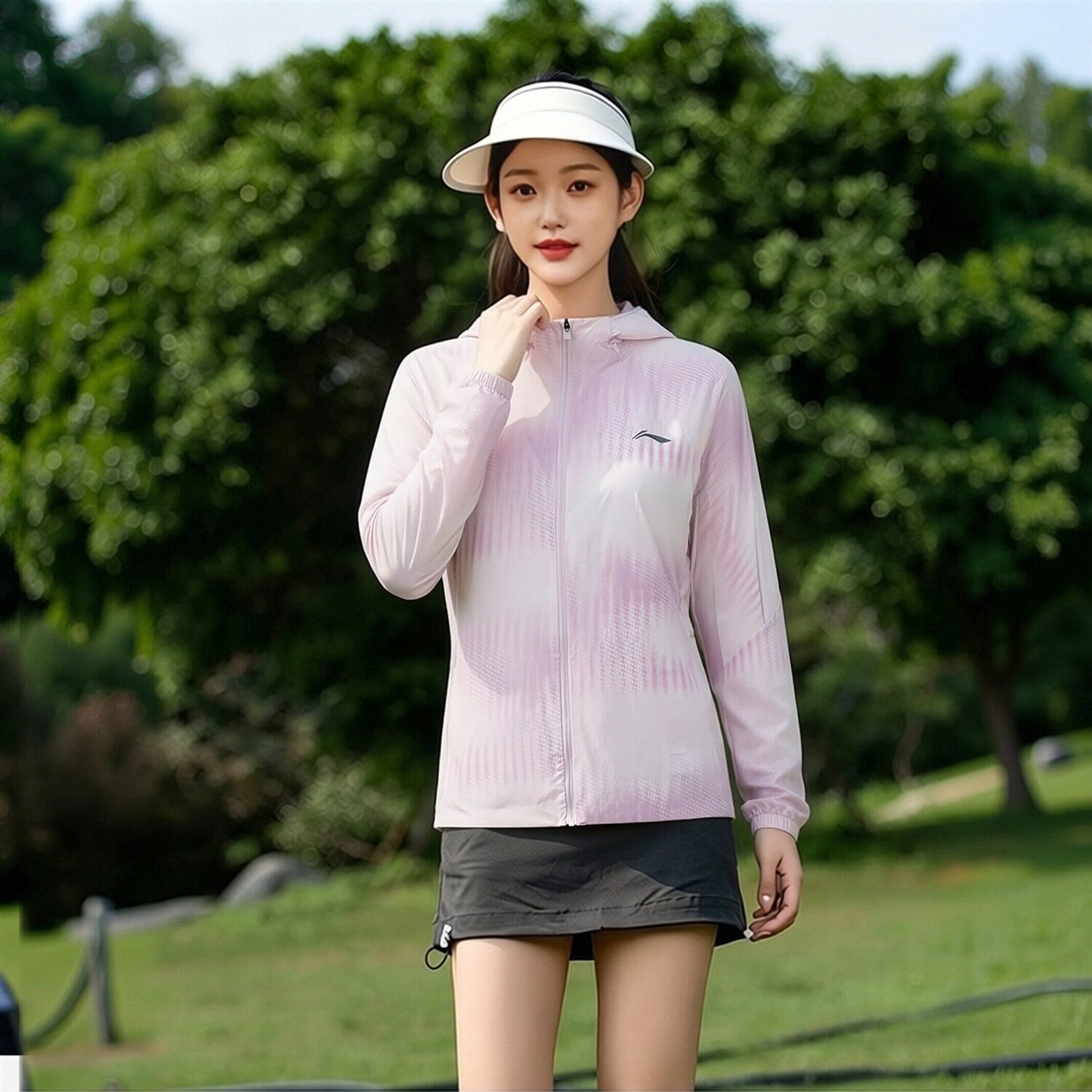 李宁防晒衣女2026春夏季轻薄外套防风皮肤衣冰丝运动风衣AFDW456