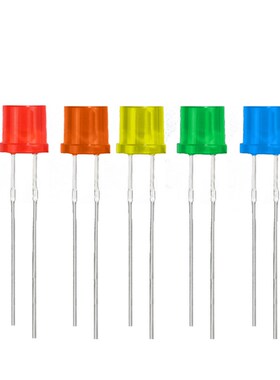 拍前询价f5mm平头黄光状态指示灯开关面板背光黄色信S号灯0.2w议