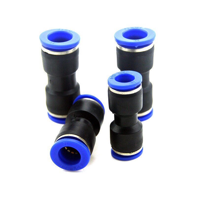 拍前询价气管e直通PU 4对接6连接8空压管10快速12插头14快速16议