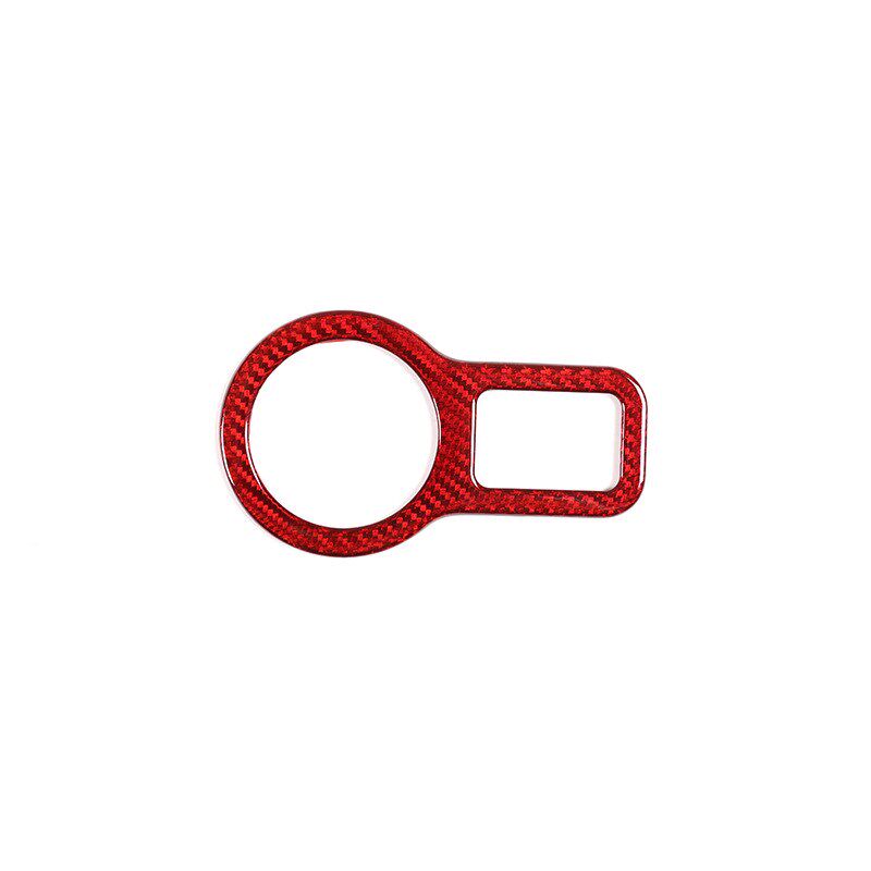 拍前询价适用e于玛莎拉蒂Ghibli总裁  真碳纤-红 大灯开关圈内议