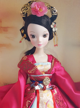 可儿娃娃公主古风汉服娃娃礼物