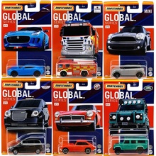 火柴盒Matchbox海外美版合金小车环球系列金属玩具蓝色捷豹Mini