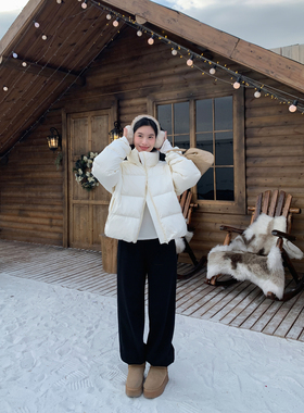 MULVAN【现货7折】灰色束脚卫裤女宽松百搭垂感直筒休闲长裤