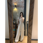 宽松垂感休闲直筒长裤 MULVAN 女薄款 高级锻面阔腿裤 现货6.5折