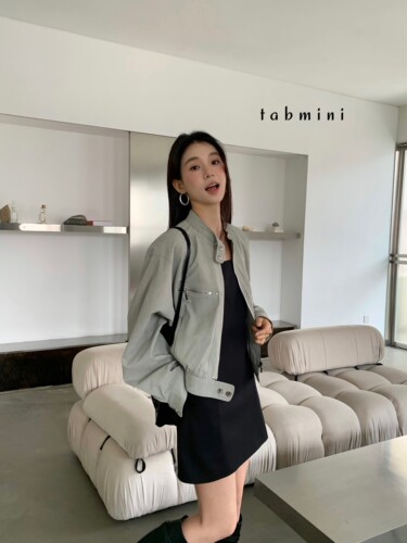 2026早春时尚港风复古气质皮衣女【TABMINI潮流时尚短外套