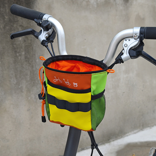 适用于Brompton小布折叠车水壶包通勤旅行自行车鞍座包车头挂包