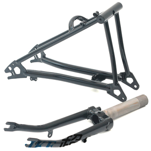 aceoffix 小布pline 前后叉 国产小布折叠车 前叉 后叉 铬钼钢