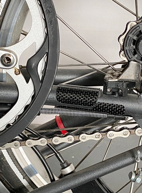 Aceoffix 碳纤维后叉碳保护贴 折叠改装小布 保护片用于Brompton