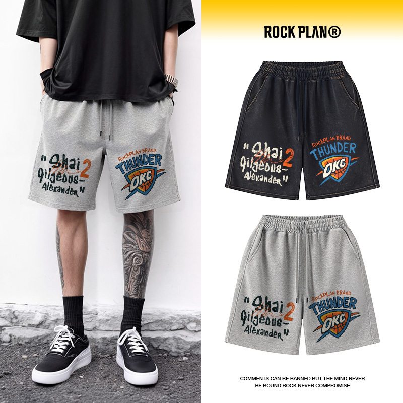 摇滚计划球星亚历山大SGA美式潮牌运动篮球短裤vibe高街男女夏季