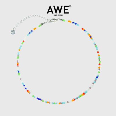 AWE官方正品彩色串珠项链林允款