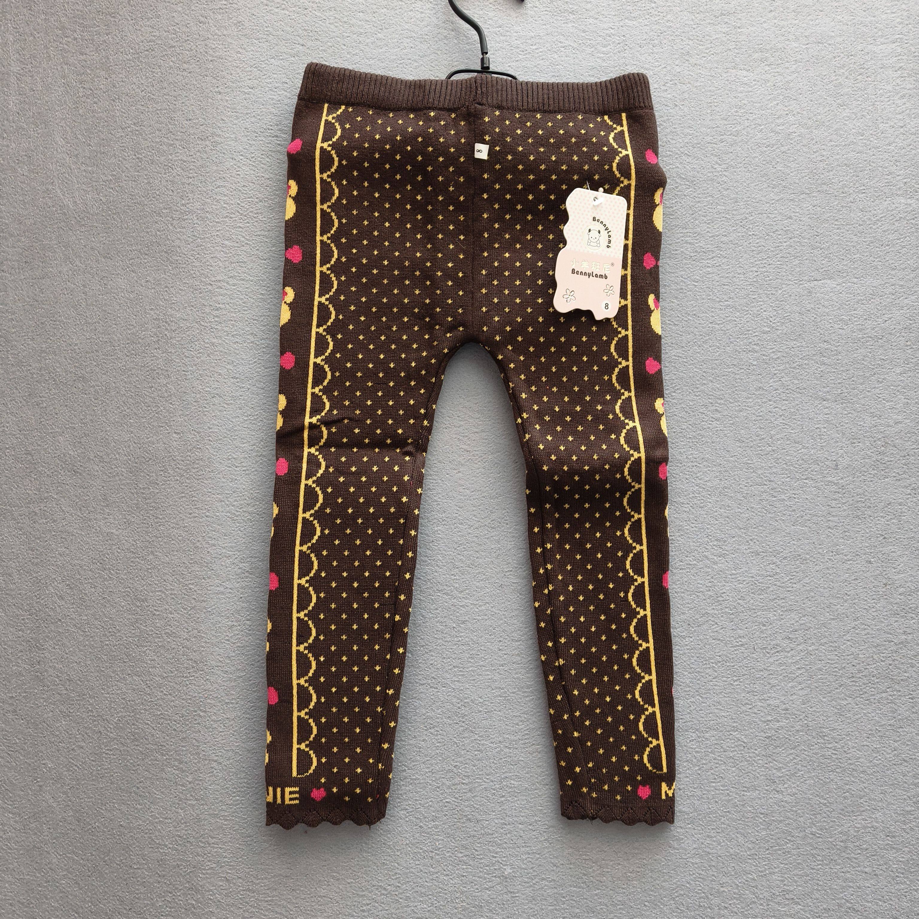 2025迎马年特价米奇图案秋冬款休闲儿童打底女童毛线裤咖啡色,童装/婴儿装/亲子装,裤子,淘宝优惠券,粉丝福利购,淘宝优惠卷