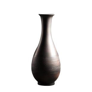 紫陶花器花插小号花瓶迷你花道艺术客厅桌面展示干花水培花插陶瓷