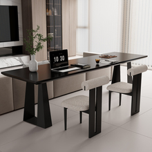 沙发后长条桌实木办公桌家用客厅大长书桌书房书法桌双人大板桌