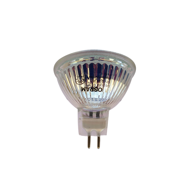 欧司朗卤素灯杯MR16大杯射灯标准型WFL 12V20W35W50W带盖杯灯光源